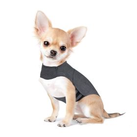 Pet Clothes Dog Anxiety Jacket Warm Vest (Option: Heather Gray-XS)